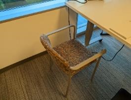 Chair, Guest, Brown, 18&quot; x 21&quot; x 31&quot;