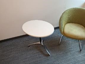 Table, Laptop, White, 25&quot; x 18&quot; x 26&quot;