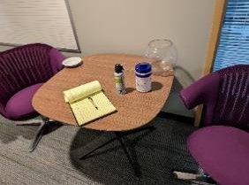 Table, Meeting, Square, Dark Wood, 35&quot; x 35&quot; x 28&quot;
