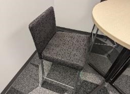 Stool, Grey,  18.5&quot; x 20&quot; x 36&quot;