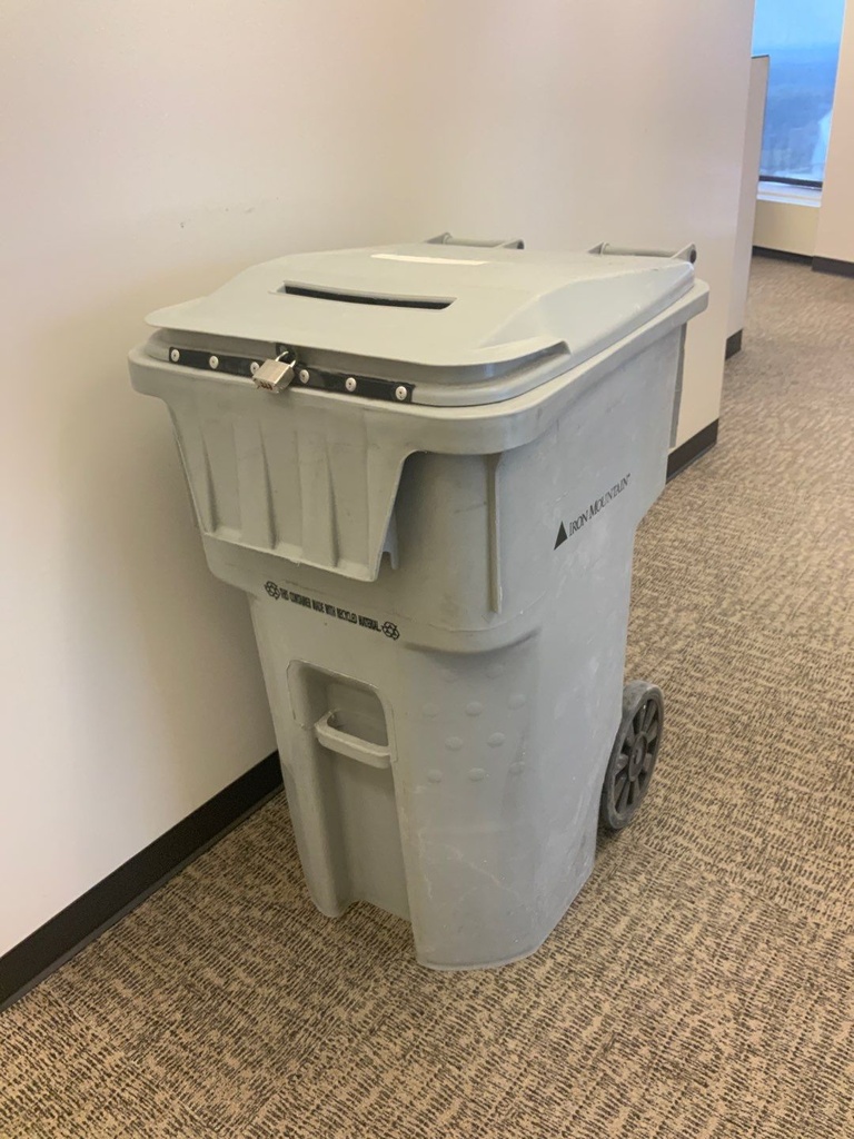 Mobile 55 Gal. Shred Bin