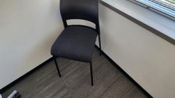 [#B8-48] Chair, Guest, Black, 20&quot; x 20&quot; x 32&quot;