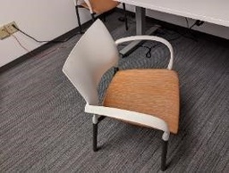 [#B8-55] Chair, Guest, White, 22&quot; x 18&quot; x 30&quot;