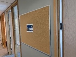 [#F1-69] Corkboard, Wall-Mounted, 48&quot; x .5&quot; x 36&quot;