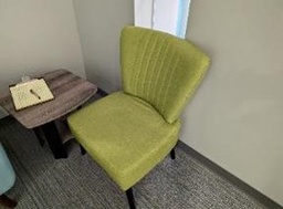 [#B12-72] Chair, Lounge, Green, 24&quot; x 20&quot; x 43&quot;
