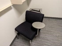 [#B12-79] Chair, Lounge, Black, 38&quot; x 36&quot; x 24&quot;