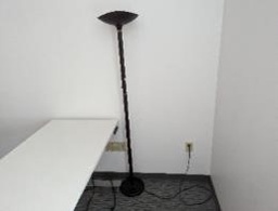 [#I7-81] Lamp, Floor, Black, 12&quot; x 12&quot; x 85&quot;