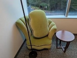 [#B12-88] Chair, Lounge, Green, 34&quot; x 42&quot; x 30&quot;