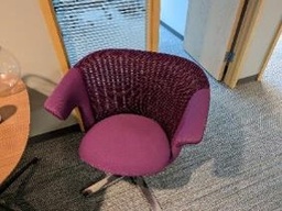 [#B12-91] Chair, Lounge, Purple, 32&quot; x 25&quot; x 31&quot;
