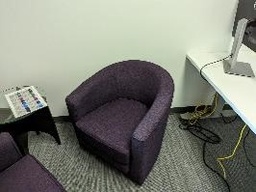 [#B12-161] Chair, Lounge, Purple, 29&quot; x 29&quot; x 29&quot;