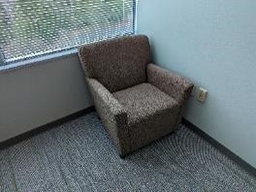 [#B12-166] Chair, Lounge, Brown, 34&quot; x 31&quot; x 32&quot;
