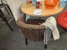 [#B12-183] Chair, Lounge, Brown, 23&quot; x 27&quot; x 32&quot;