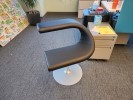 [#B12-190] Chair, Lounge, Black, 25&quot; x 28&quot; x 30&quot;