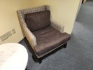 [#B12-191] Chair, Lounge, Brown, 38&quot; x 30&quot; x 34&quot;