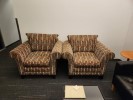 [#B12-206] Chair, Lounge, Brown, 36&quot; x 36&quot; x 33&quot;
