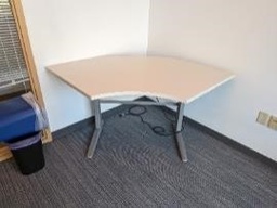 [#E1-222] Desk, Corner, White, 52&quot; x 52&quot;