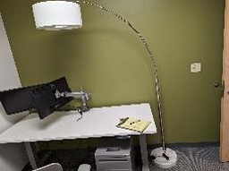 [#I7-232] Lamp, Floor, Marble Base
