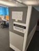 [#A8-240] Panel, Privacy, Free-Standing, Grey, 24&quot; x 3&quot; x 65&quot;