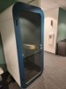 [#00-241] Phone Booth, White, 39&quot; x 40&quot; x 87&quot;