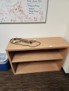 [#D1-250] Shelving Unit, Brown, 42&quot; x 14&quot; x 29&quot;