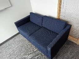 [#B7-260] Sofa, Blue, 81&quot; x 31.5&quot; x 31&quot;