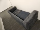 [#B7-263] Sofa, Black, 86&quot; x 35&quot; x 28&quot;