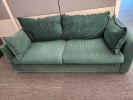 [#B7-272] Sofa, Green, 36&quot; x 82&quot; x 30&quot;