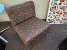 [#B7-275] Sofa, Brown, 26&quot; x 27&quot; x 30&quot;