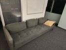 [#B7-284] Sofa, Green, 88&quot; x 36&quot; x 34&quot;