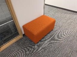 [#B2-289] Bench, Orange, 30&quot; x 21&quot; x 15&quot;
