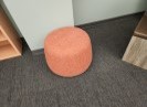 [#B11-295] Ottoman, Red, 23&quot; x 15&quot;