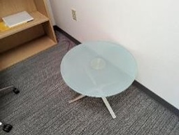 [#C5-337] Table, Meeting, Round/Square, White, 36&quot; x 36&quot; x 42&quot;