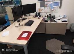 [#E5-22] Wood Desk 