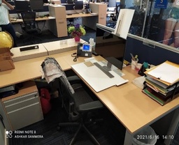 [#E6-108] L-Shaped Desk