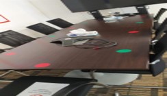 [#C8-157] Dark Wood Conference Table
