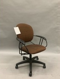 [#B13-18] Brown Steelcase Uno Chairs (item represented by image)
