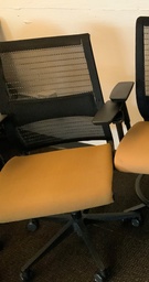 [#B13-51] Black and Gold Task Chairs 