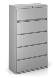 [#D12-33] 5 Drawer Lateral File Cabinet (30 x18) (item represented by image)