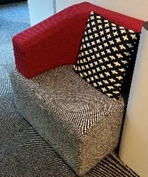 [#B12-43] B-Free Big Cube with L-shape armest, right