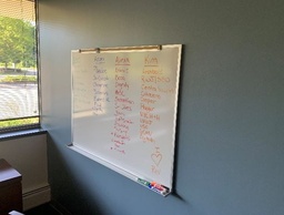 [#F5-14] Wall-mounted Whiteboard, 47&quot;x35&quot;