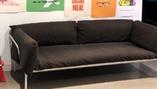 [#B7-1] Sofa, black | Sofá negra