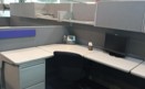 [#A4-63] Workstation, L-shape, medium-height | Estación de trabajo, en forma de L, altura media