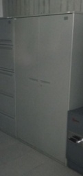 [#D19-91] Metal cabinet, grey | Gabinete de metal, gris